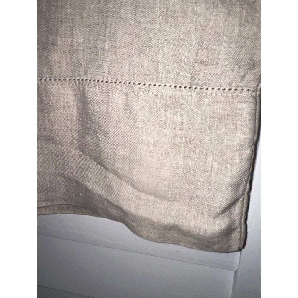Pottery Barn Linen King Pillowcase 40 in x 20 in Natural NWOT
